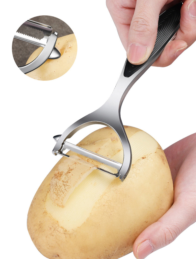 Stainless Steel Multi-function Vegetable Peeler Cutter