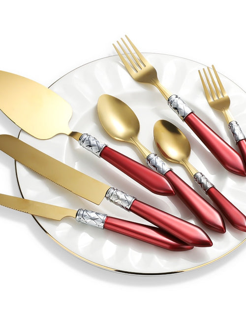 Load image into Gallery viewer, Stainless Steel Cutlery Set Flatware Set Wedding
